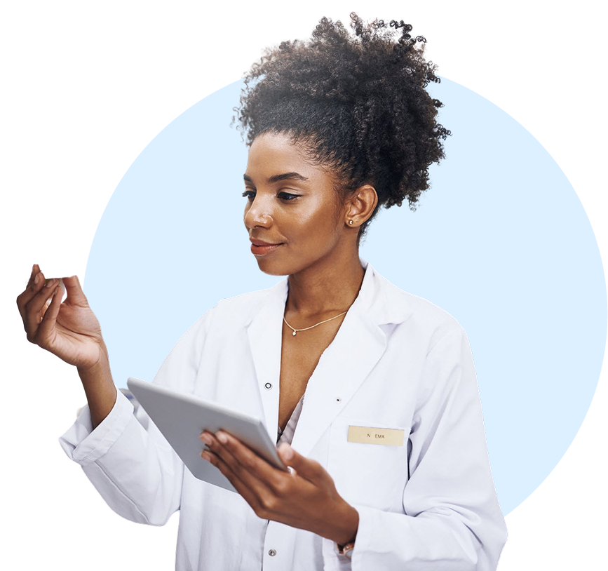 A Doctor Holding a Paper
